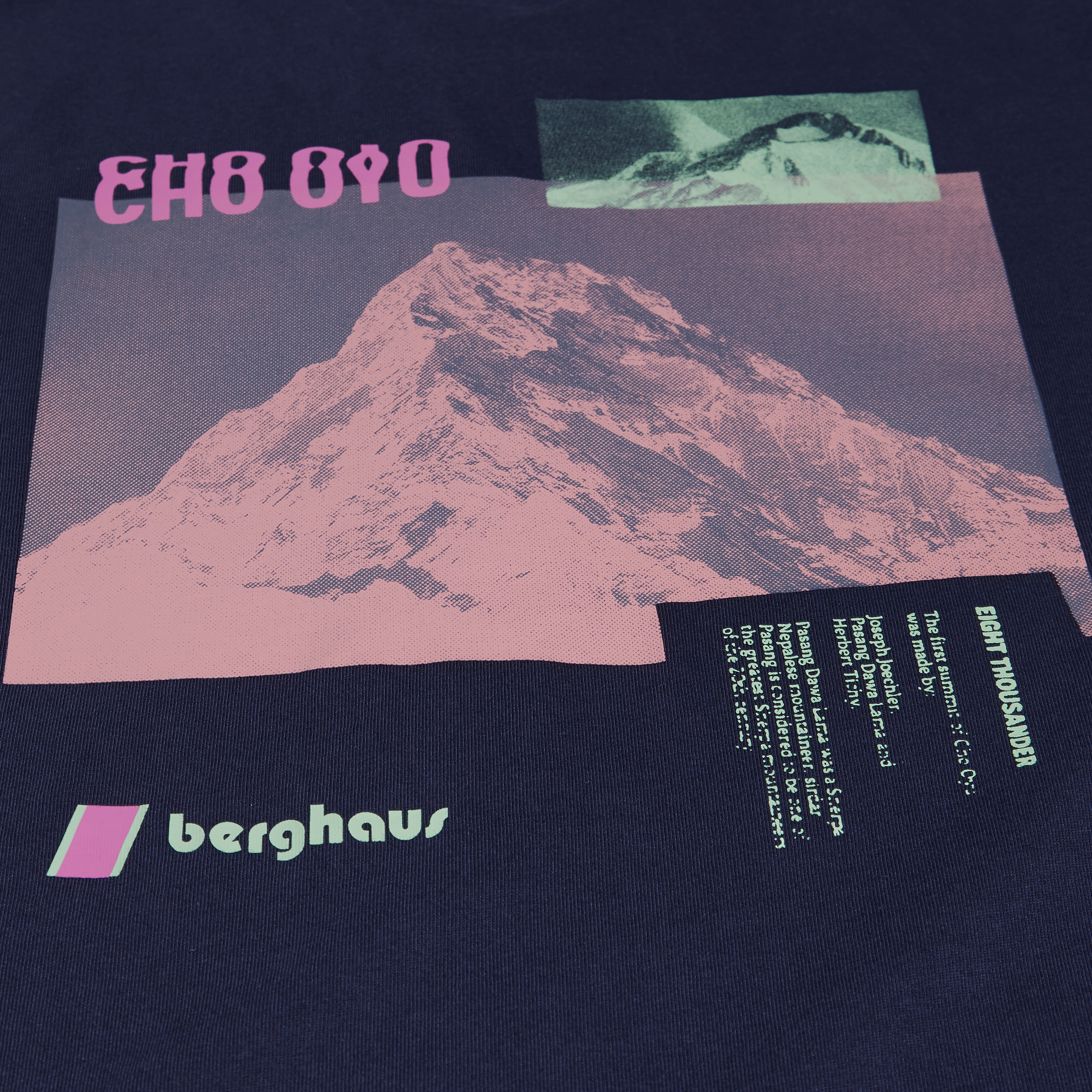 Unisex Cho Zine Short Sleeve T-Shirts - Dark Blue