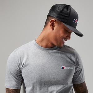 Unisex Logo Recognition Trucker Cap - Grey/Black