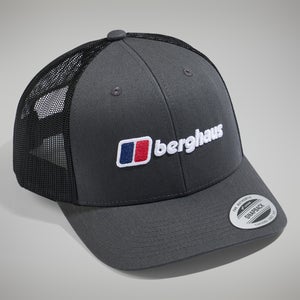Unisex Logo Recognition Trucker Cap - Grey/Black