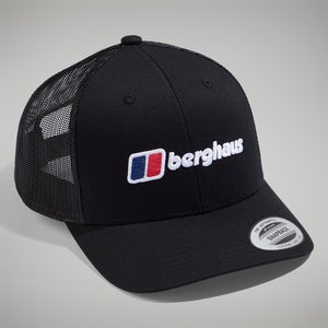 Unisex Logo Recognition Trucker Cap - Black