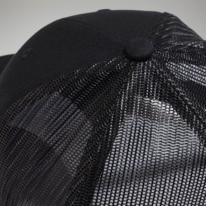 Unisex Logo Recognition Trucker Cap - Black