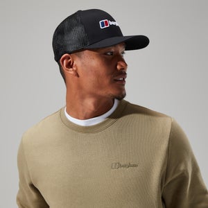 Unisex Logo Recognition Trucker Cap - Black