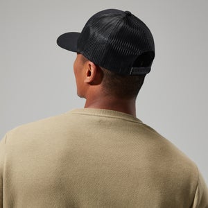 Unisex Logo Recognition Trucker Cap - Black