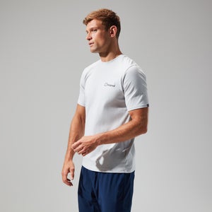 Men's Colour Logo Super Stretch Tee Light Grey