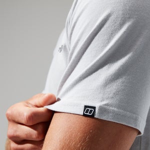 Men's Colour Logo Super Stretch Tee Light Grey