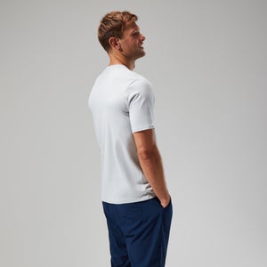 Men's Colour Logo Super Stretch Tee Light Grey