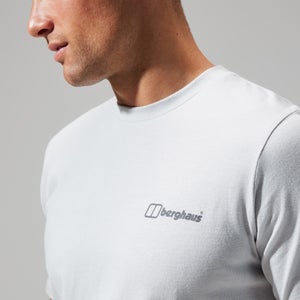 Men's Colour Logo Super Stretch Tee Light Grey