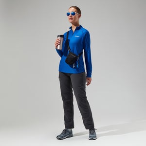 Women's 24/7 Tech Long Sleeve Half Zip Tee - Blue
