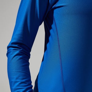 Women's 24/7 Tech Long Sleeve Half Zip Tee - Blue