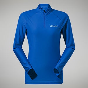 Women's 24/7 Tech Long Sleeve Half Zip Tee - Blue