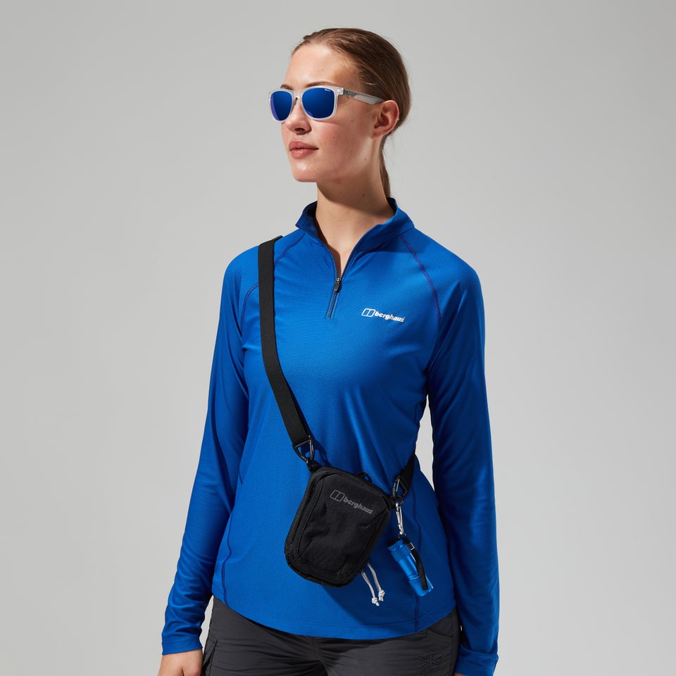 Women's 24/7 Tech Long Sleeve Half Zip Tee - Blue