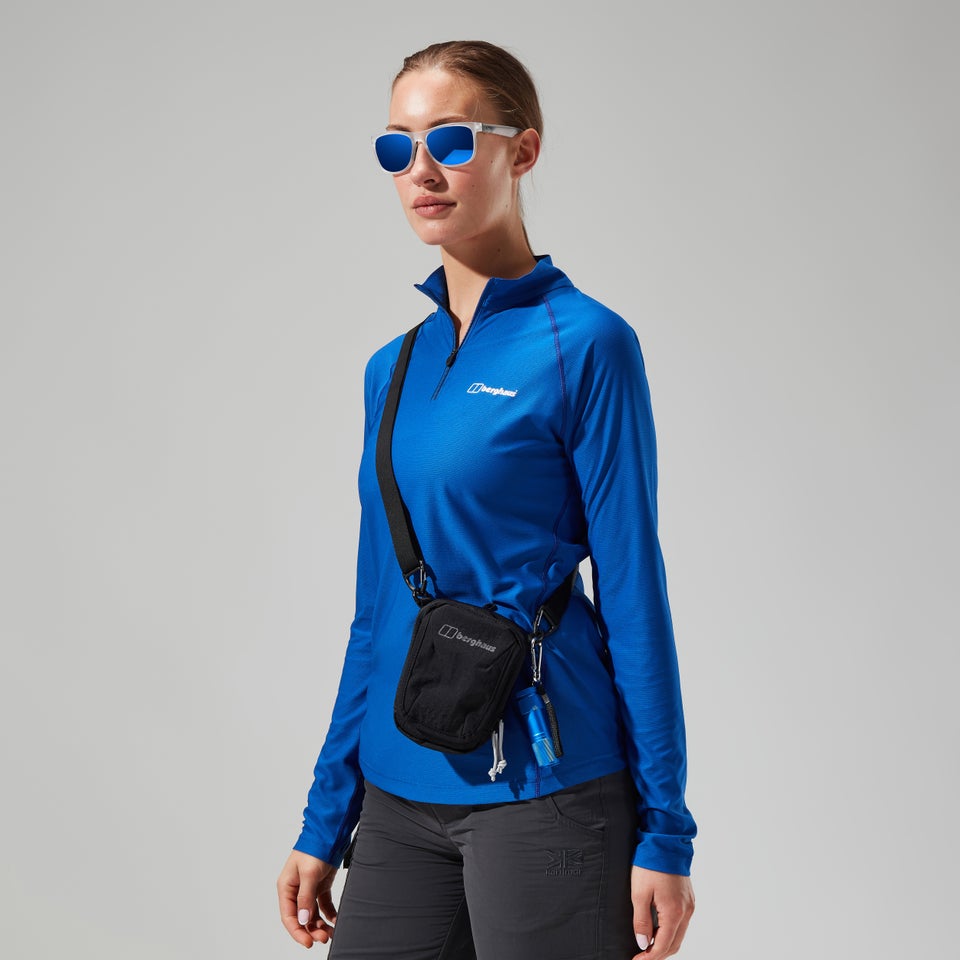 Women's 24/7 Tech Long Sleeve Half Zip Tee - Blue