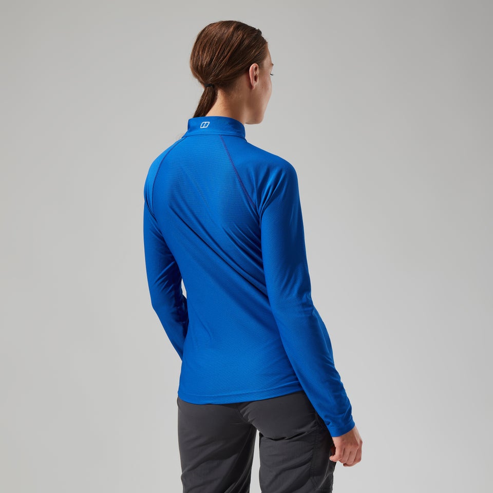 Women's 24/7 Tech Long Sleeve Half Zip Tee - Blue