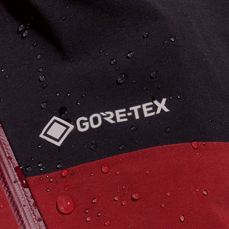 MTN Arete Descend Gore-Tex Jacken für Herren - Dunkelrot/Schwarz