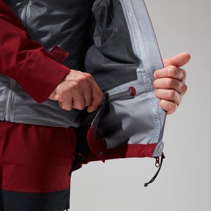 Men's MTN Arete Descend Gore-Tex Jacket - Dark Red/Black