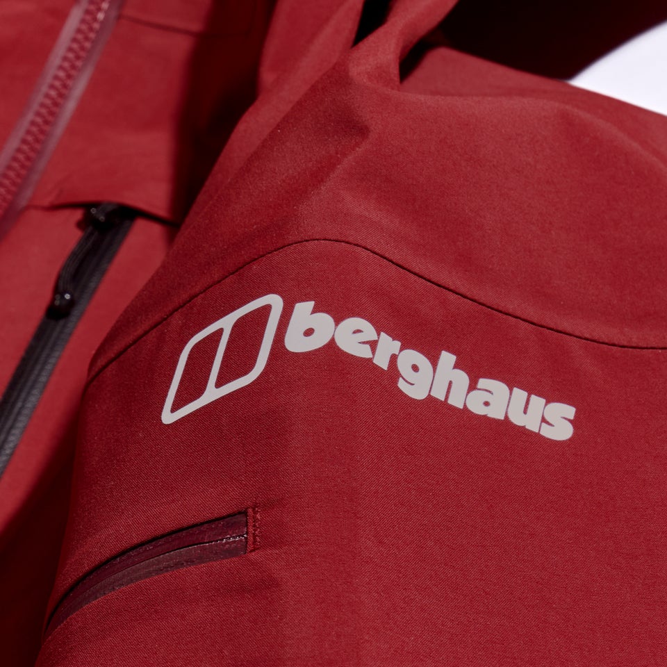 MTN Arete Descend Gore-Tex Jacken für Herren - Dunkelrot/Schwarz