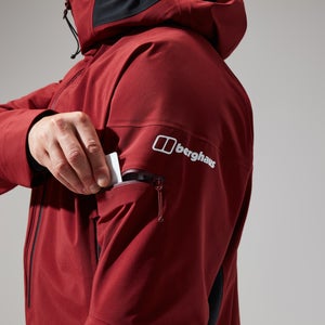 Men's MTN Arete Descend Gore-Tex Jacket - Dark Red/Black