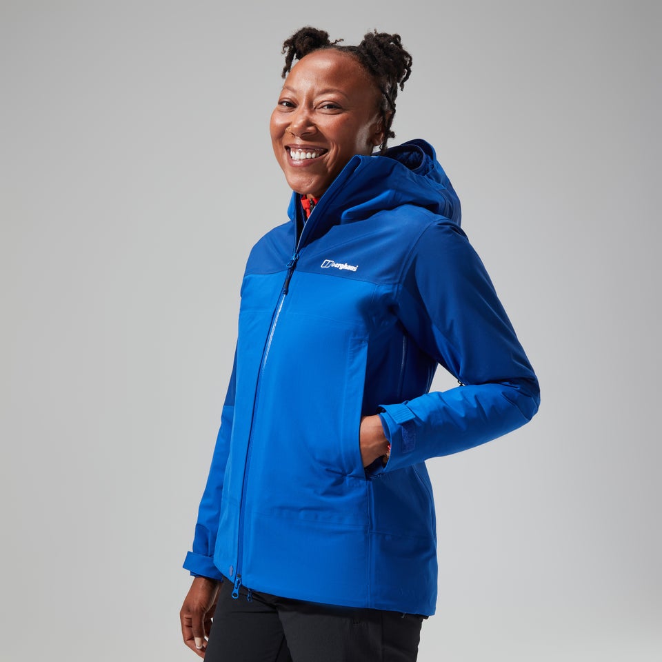 Women's Highland Storm 3L Waterproof Jacket - Blue