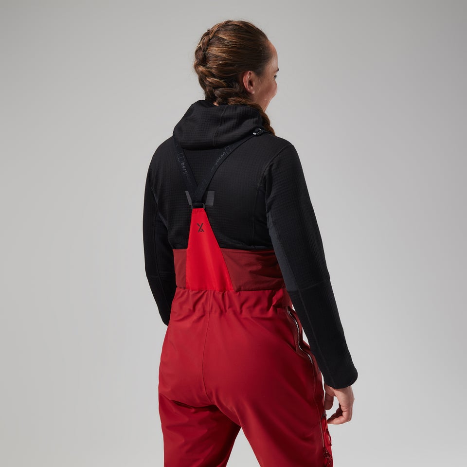 MTN Arete Descend Gore-Tex Bib Pants für Damen - Rot