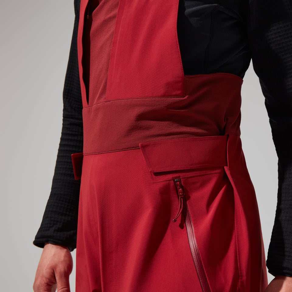 MTN Arete Descend Gore-Tex Bib Pants für Damen - Rot