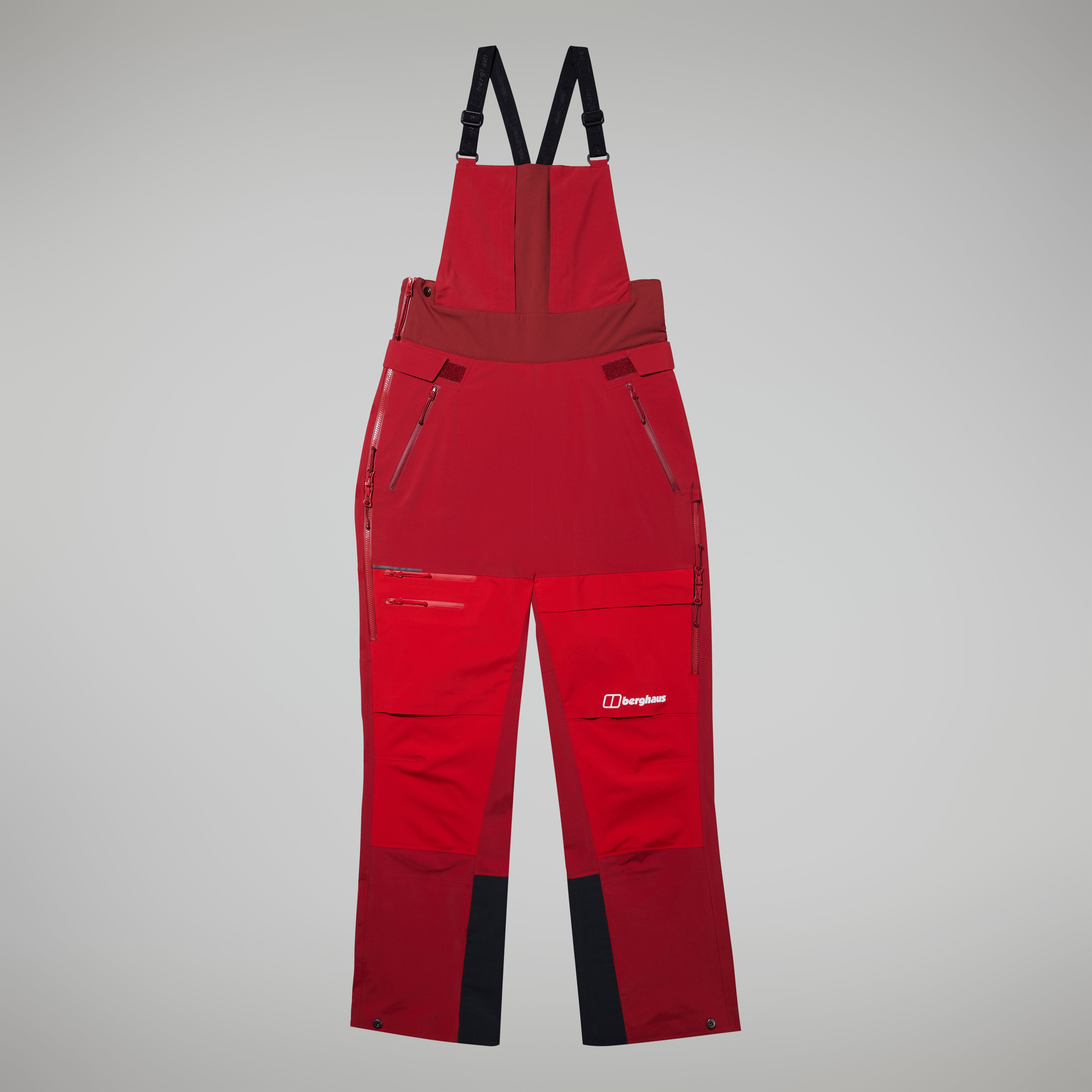 Women's MTN Arete Descend Gore-Tex Bib Pants - Red | Berghaus