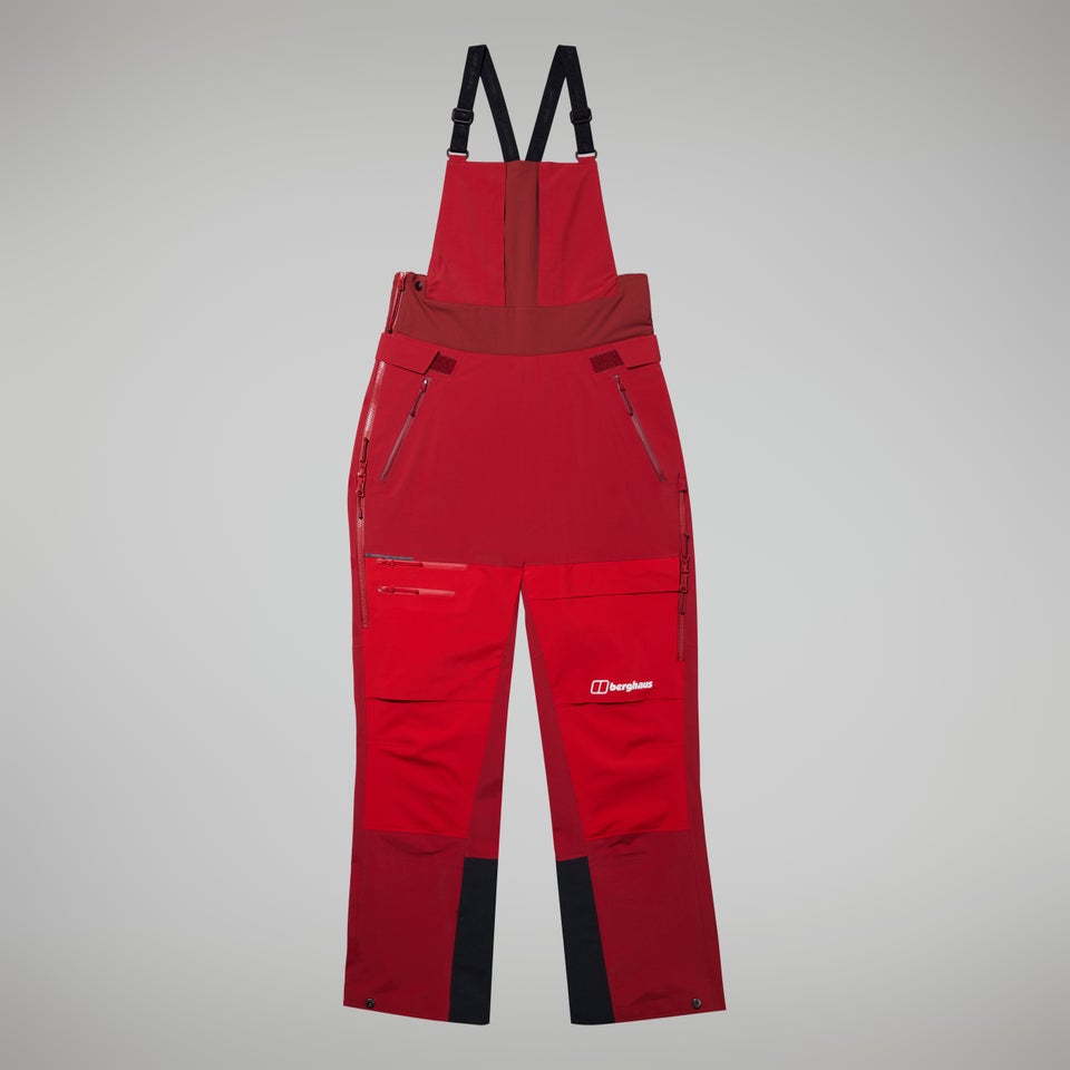MTN Arete Descend Gore-Tex Bib Pants für Damen - Rot