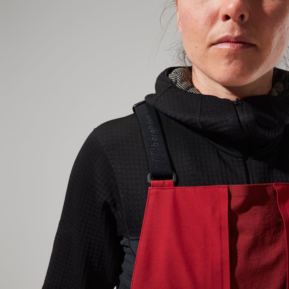 MTN Arete Descend Gore-Tex Bib Pants für Damen - Rot