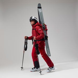 Women's MTN Arete Descend GTX Jacket Red - 10