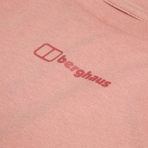 Boyfriend Logo Short Sleeve T-Shirt für Damen - Rosa