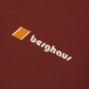 Unisex Kanchenjunga Static Long Sleeve Tee - Dark Brown