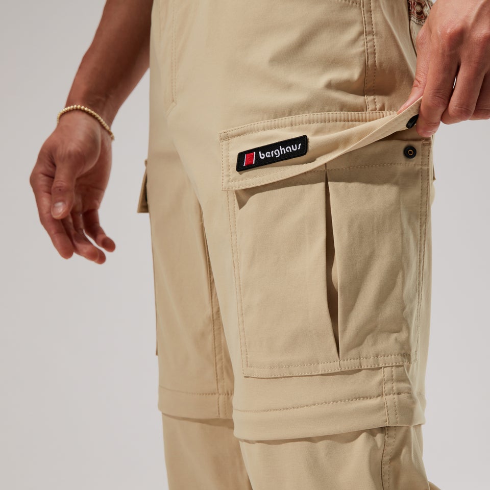 Unisex Dolpa Zip Off Cargo Pant - Natural