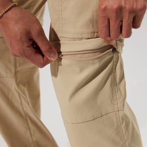 Unisex Dolpa Zip Off Cargo Pant - Natural
