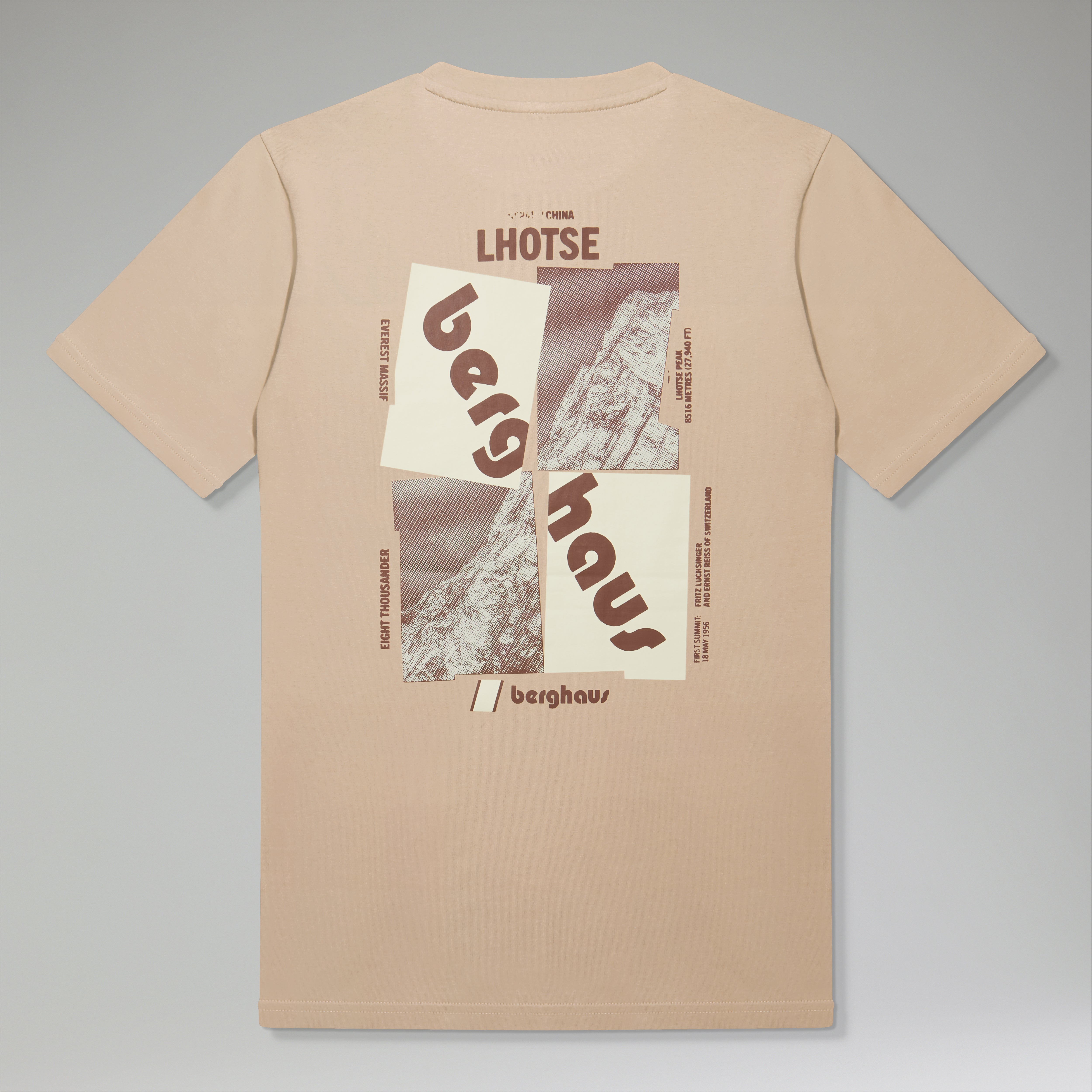 Unisex Lhotse Zine T-Shirt - Natural | Berghaus