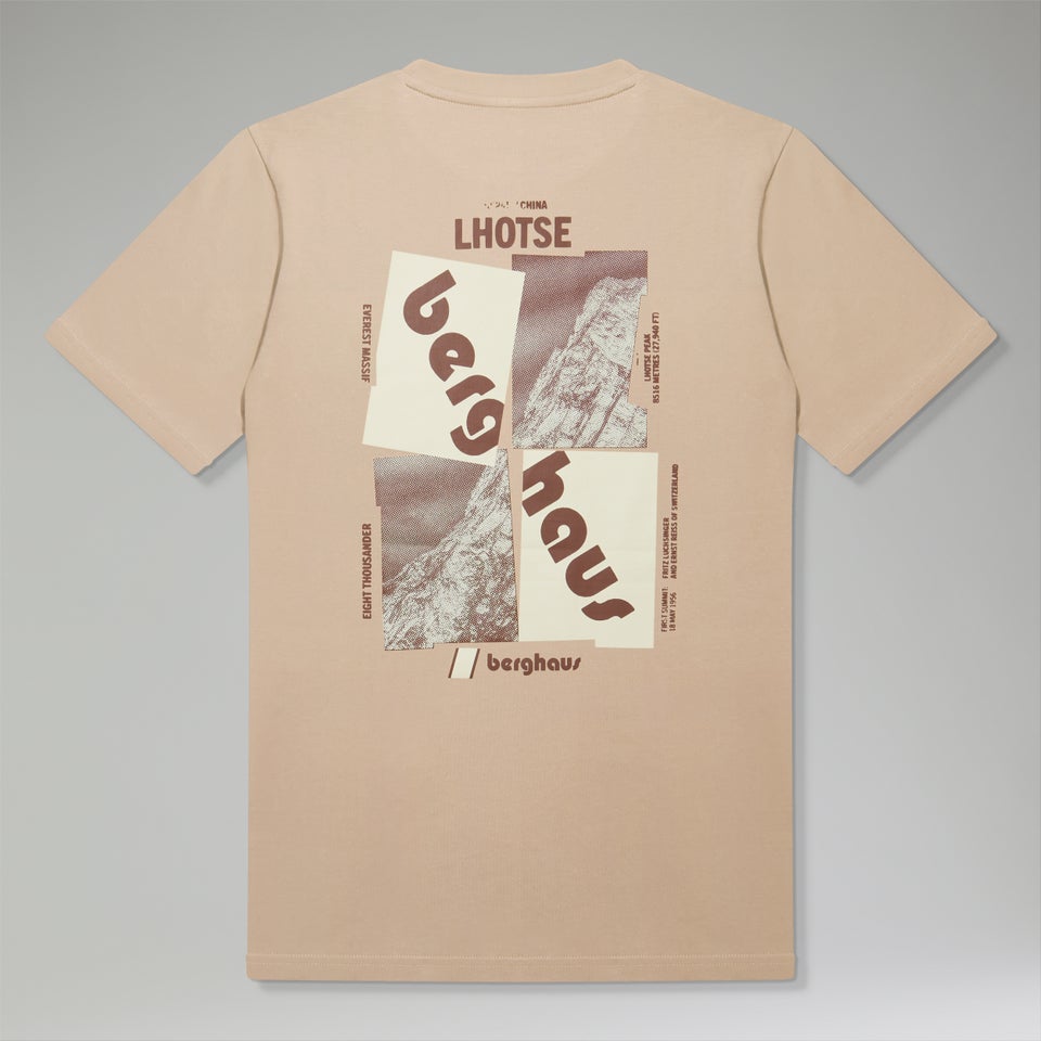 Unisex Lhotse Zine T-Shirt - Natural