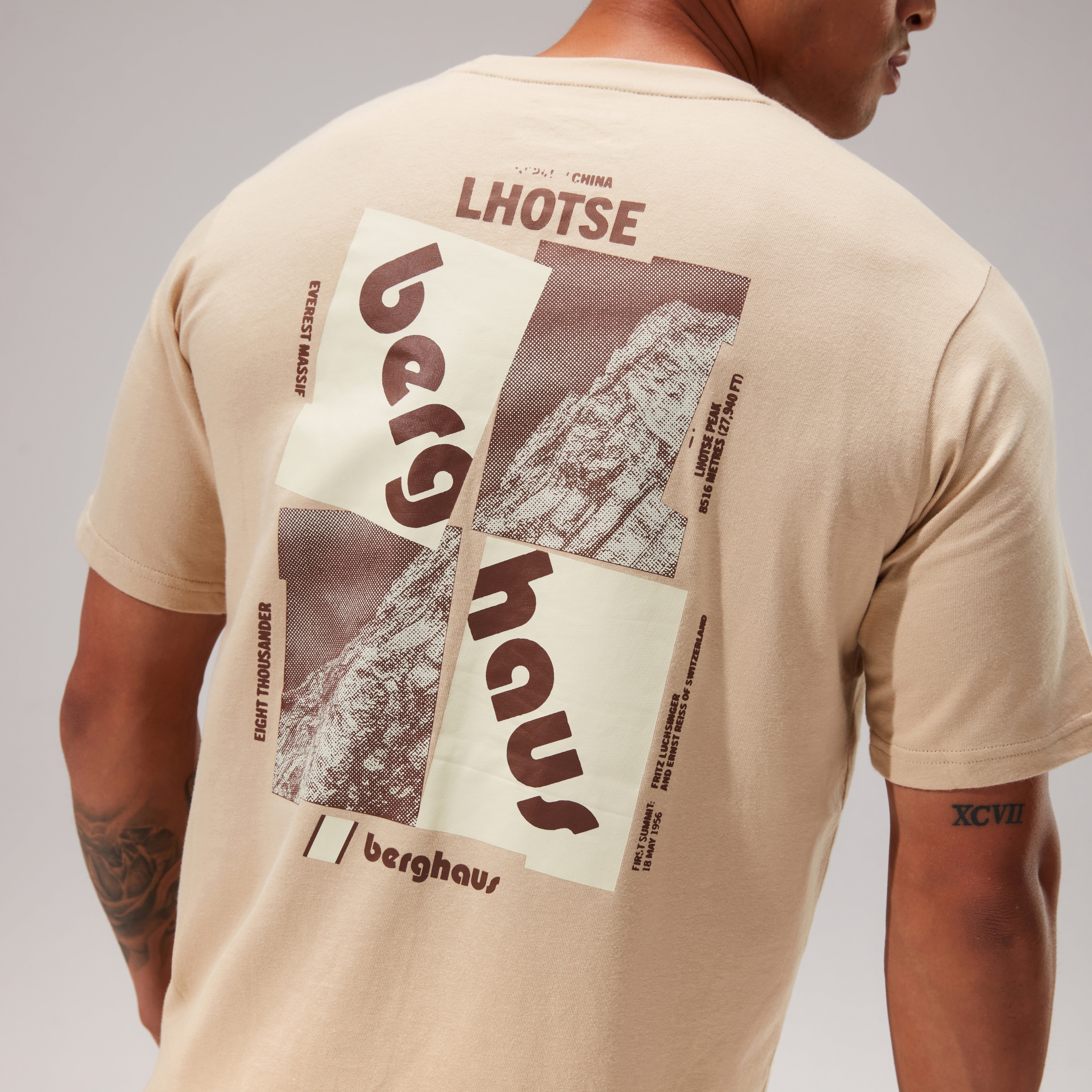 Unisex Lhotse Zine T-Shirt - Natural | Berghaus