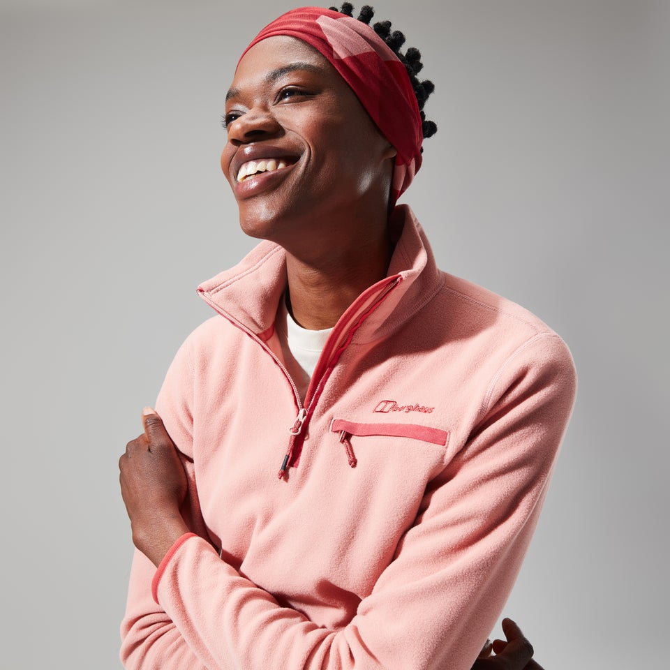 Prism 2.0 Micro Half Zip Fleece für Damen - Rosa