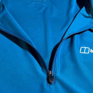 Men's 24/7 Tech Long Sleeve Half Zip Tee - Blue