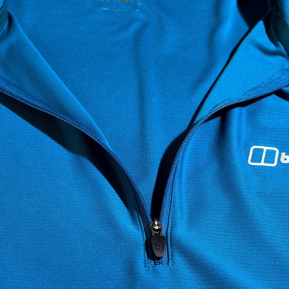 Men's 24/7 Tech Long Sleeve Half Zip Tee - Blue