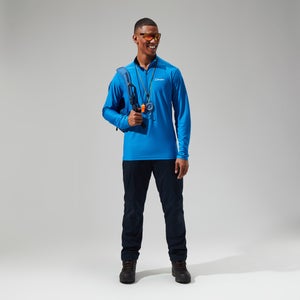 Men's 24/7 Tech Long Sleeve Half Zip Tee - Blue