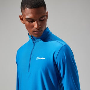 Men's 24/7 Tech Long Sleeve Half Zip Tee - Blue