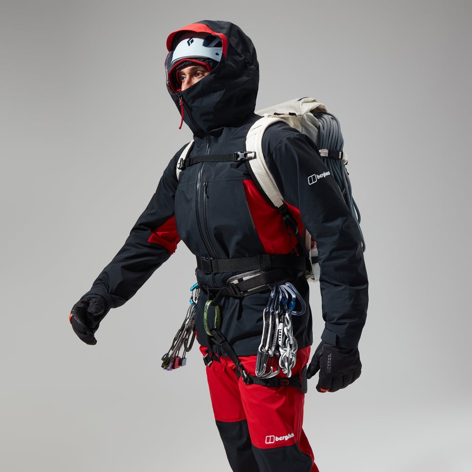 MTN Seeker Gore-Tex Jacken für Herren - Schwarz/Rot