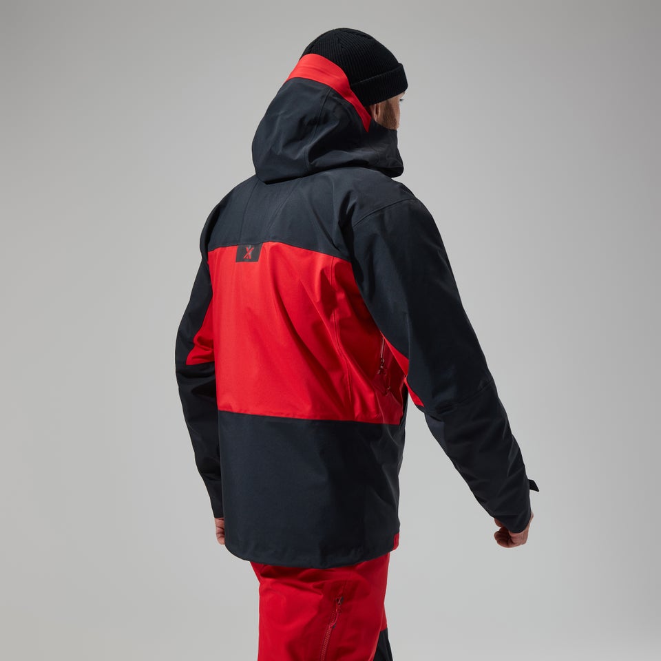 MTN Seeker Gore-Tex Jacken für Herren - Schwarz/Rot