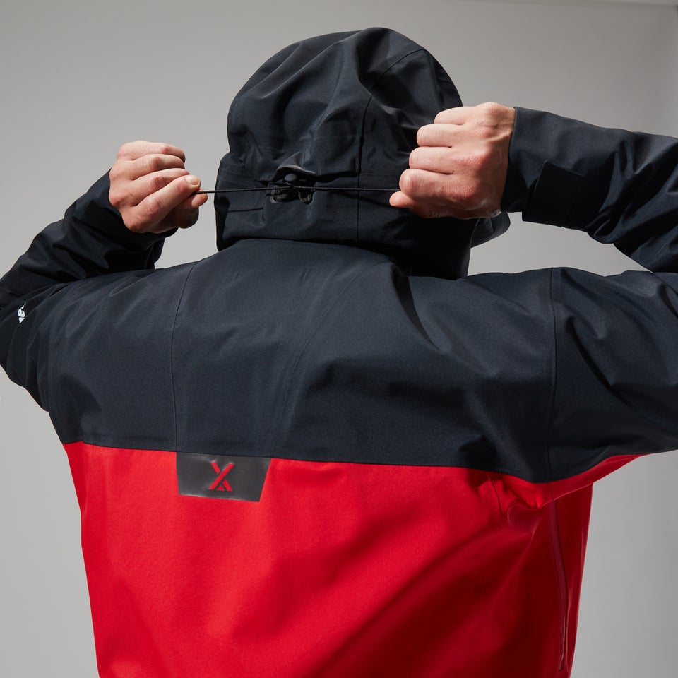 MTN Seeker Gore-Tex Jacken für Herren - Schwarz/Rot