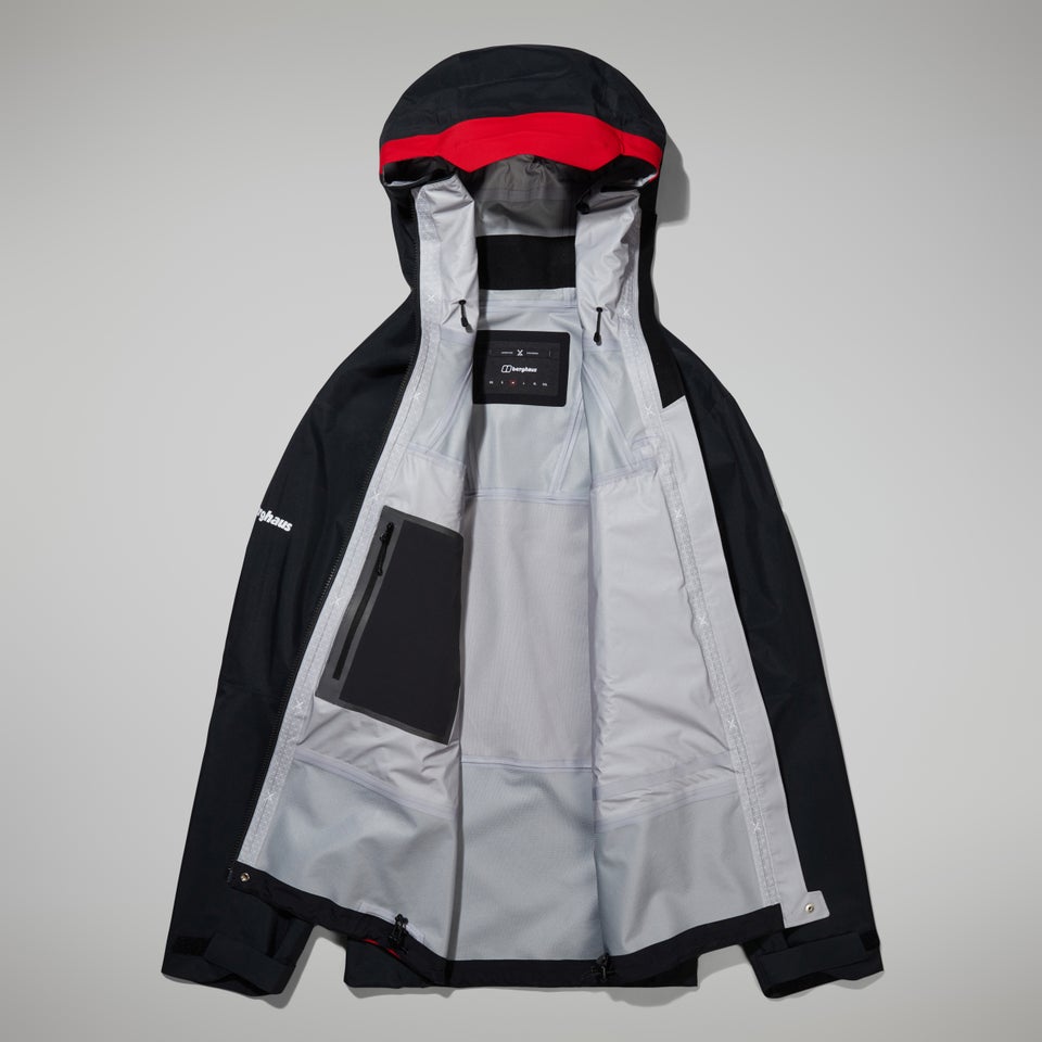 MTN Seeker Gore-Tex Jacken für Herren - Schwarz/Rot