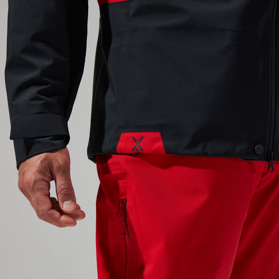 MTN Seeker Gore-Tex Jacken für Herren - Schwarz/Rot