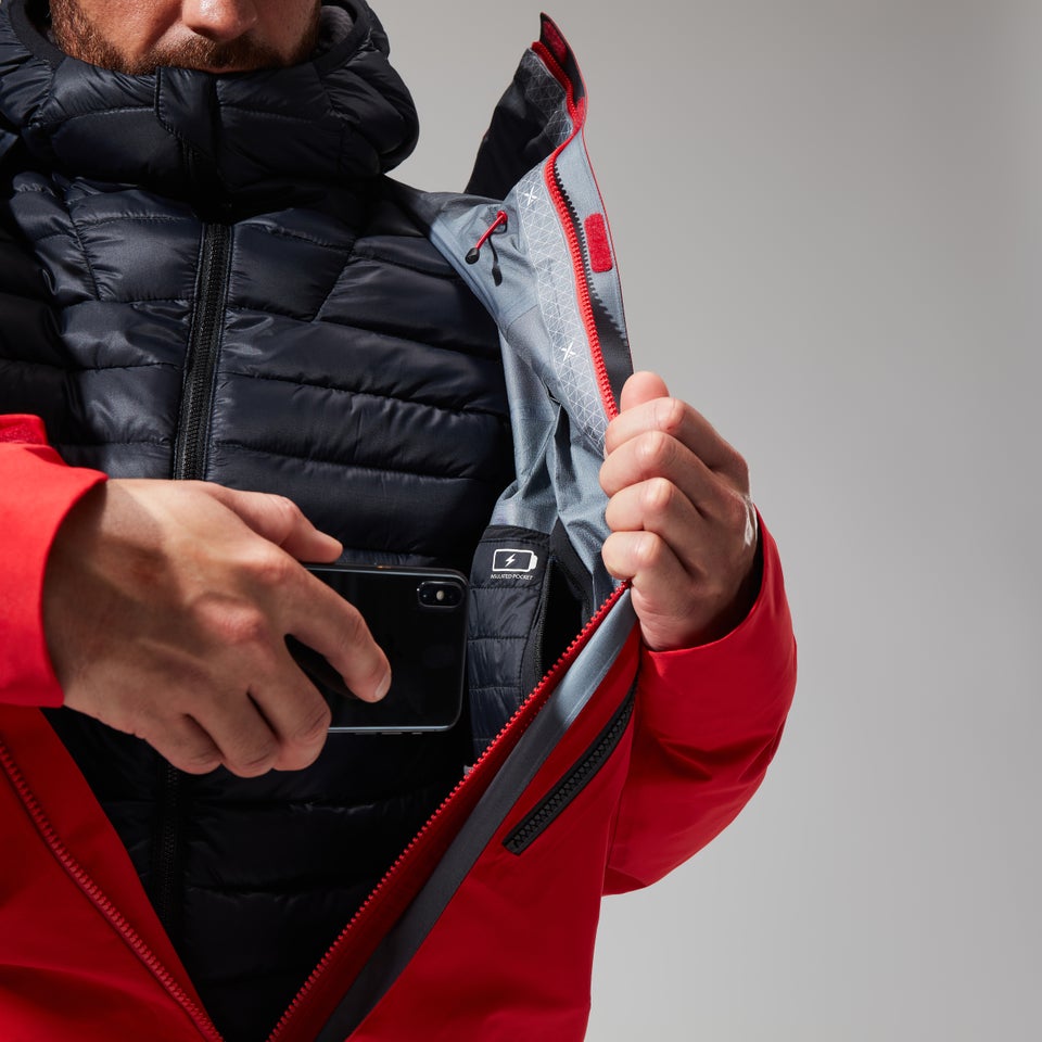 MTN Guide Gore-Tex Pro Jacken für Herren - Rot/Schwarz