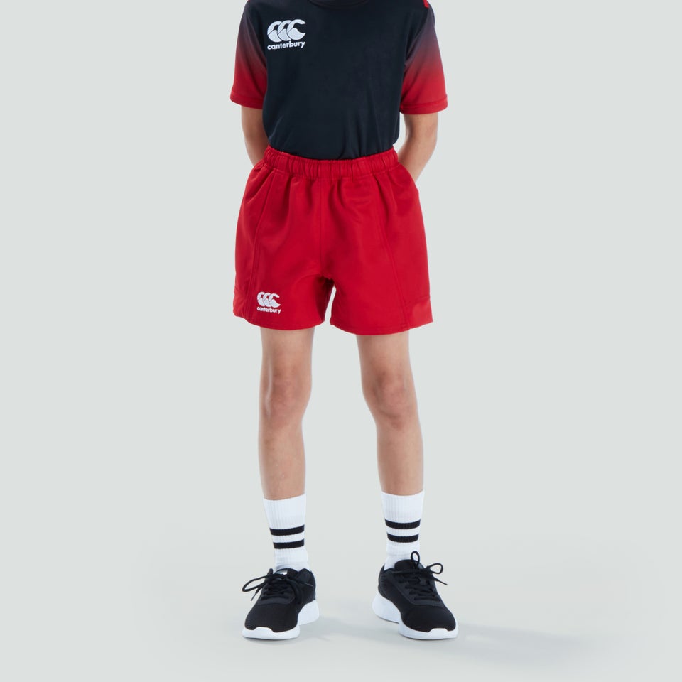 Junior Unisex Advantage Short Red