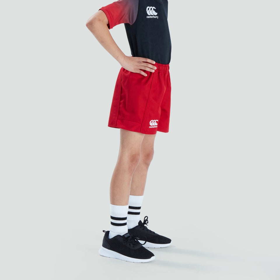 Junior Unisex Advantage Short Red