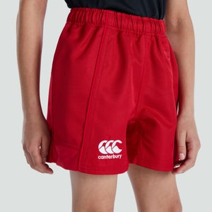 CANTERBURY ADVANTAGE SHORT JUNIOR FLAG RED
