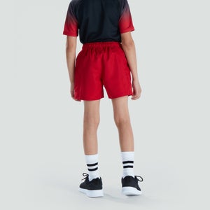 Junior Unisex Advantage Short Red